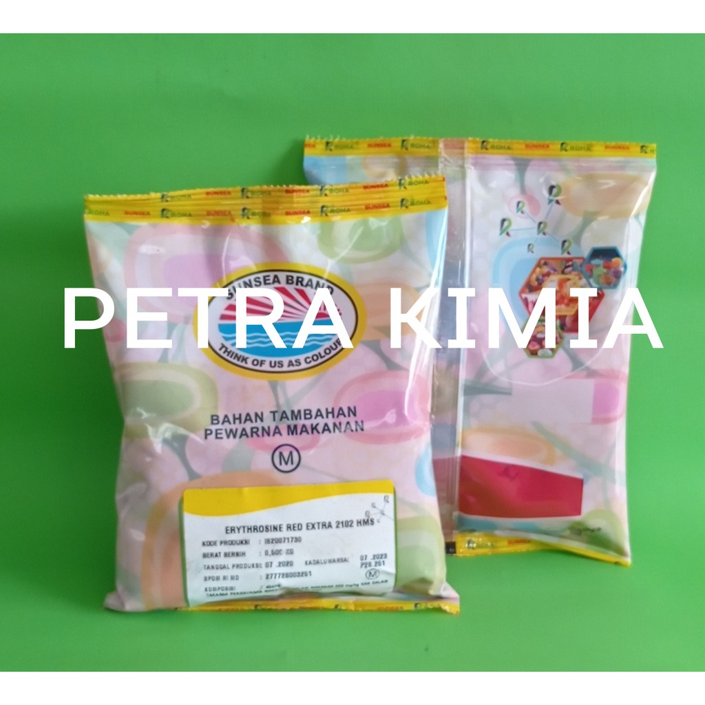 

Pewarna Makanan Erythrosin Red Extra 2102 1/2 Kg (Original Roha)