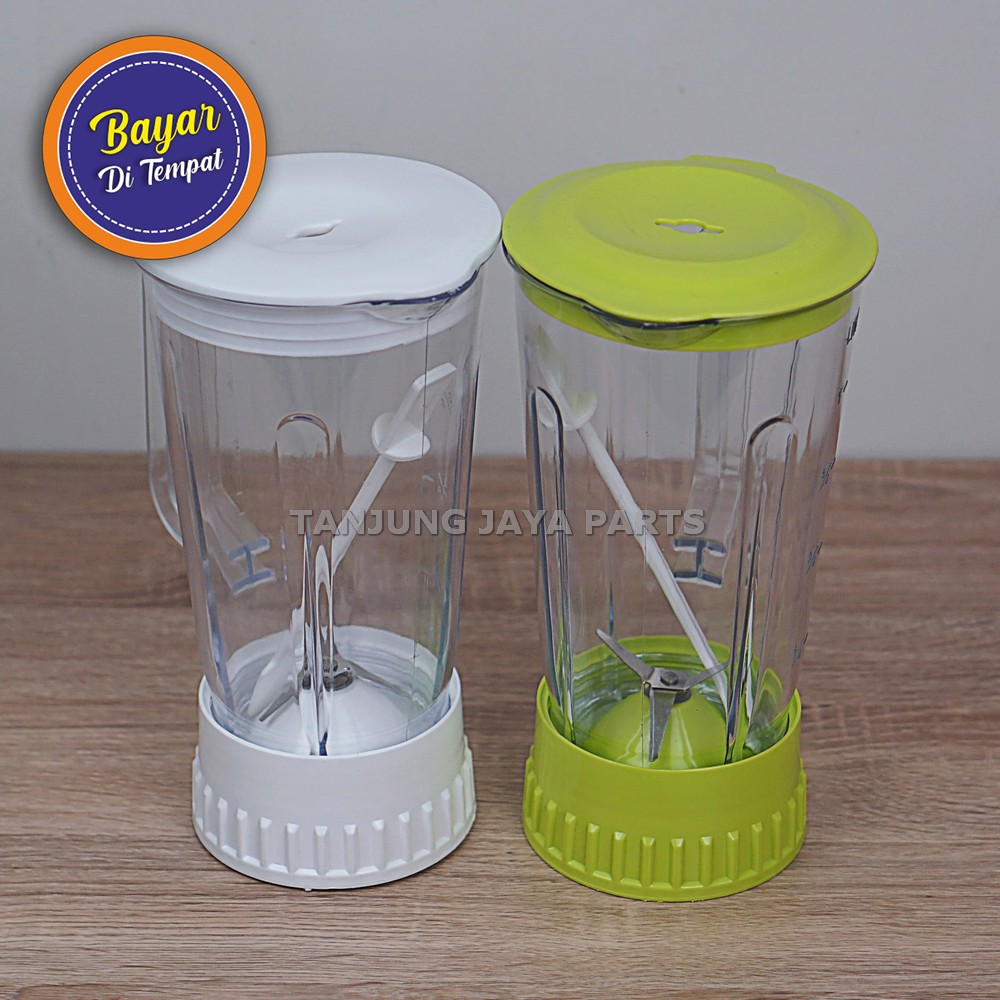 [BAYAR DI TEMPAT] Gelas BLENDER JUS Set Model Miyako Lama/National-Mounting/Tutup/Pisau