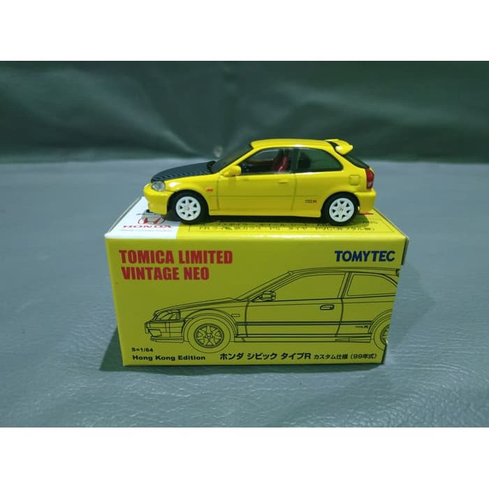 Tomica Limited Vintage Neo Honda Civic Type R Yellow Spoon Hongkong