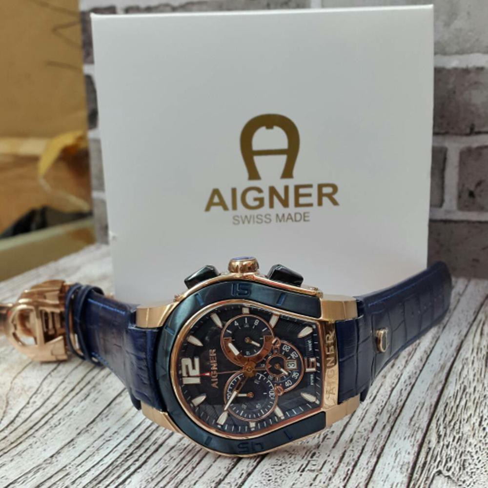 Aigner Palermo Blue Rosegold ERK #Premium