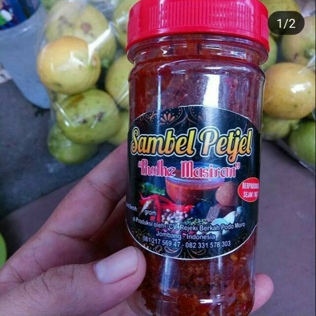 

Sambal pecel Budhe Masiran asli Jombang