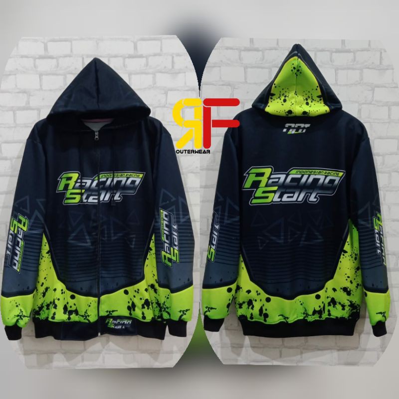 JAKET HOODIE RACING START premium murah