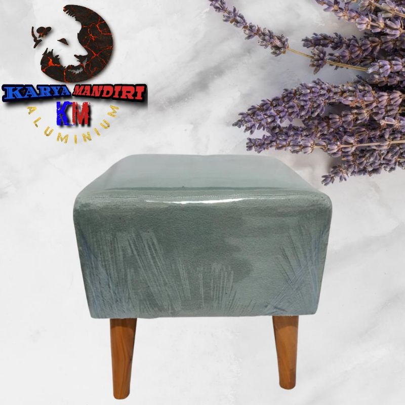 SOFA STOOL / SOFA KOTAK / KURSI STOOL TINGGI 45CM - KOTAK