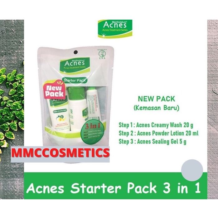Acnes Treatment Starter Pack 3in1 - Paket Perawatan Jerawat