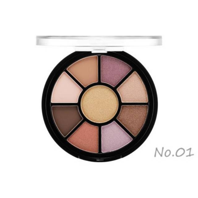 ODBO Lets Party Eyeshadow Palette #OD290 Thailand / Cosmetic / Shimmer Satin Glitter / Matte Natural