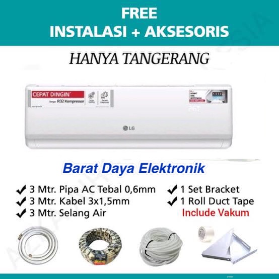 AC LG 1/2 PK LG AC Hercules H05TN4 - 0.5 PK Free Instalasi Tangerang