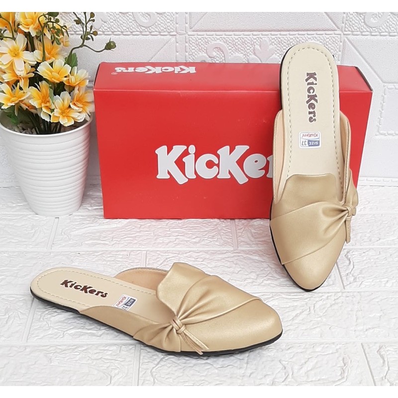 SANDAL WANITA KICKERS MODEL SLOP MIRA MURAH BERKUALITAS