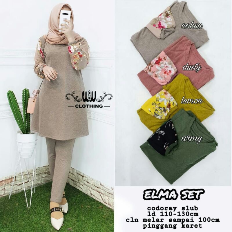 Elma Set By W&W || Setelan Atas bawah
