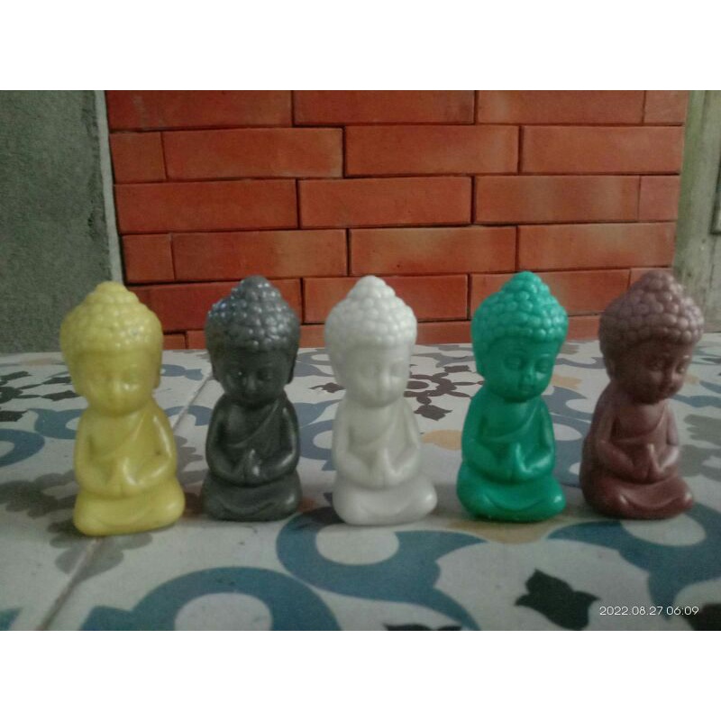patung budha kecil, t 6cm