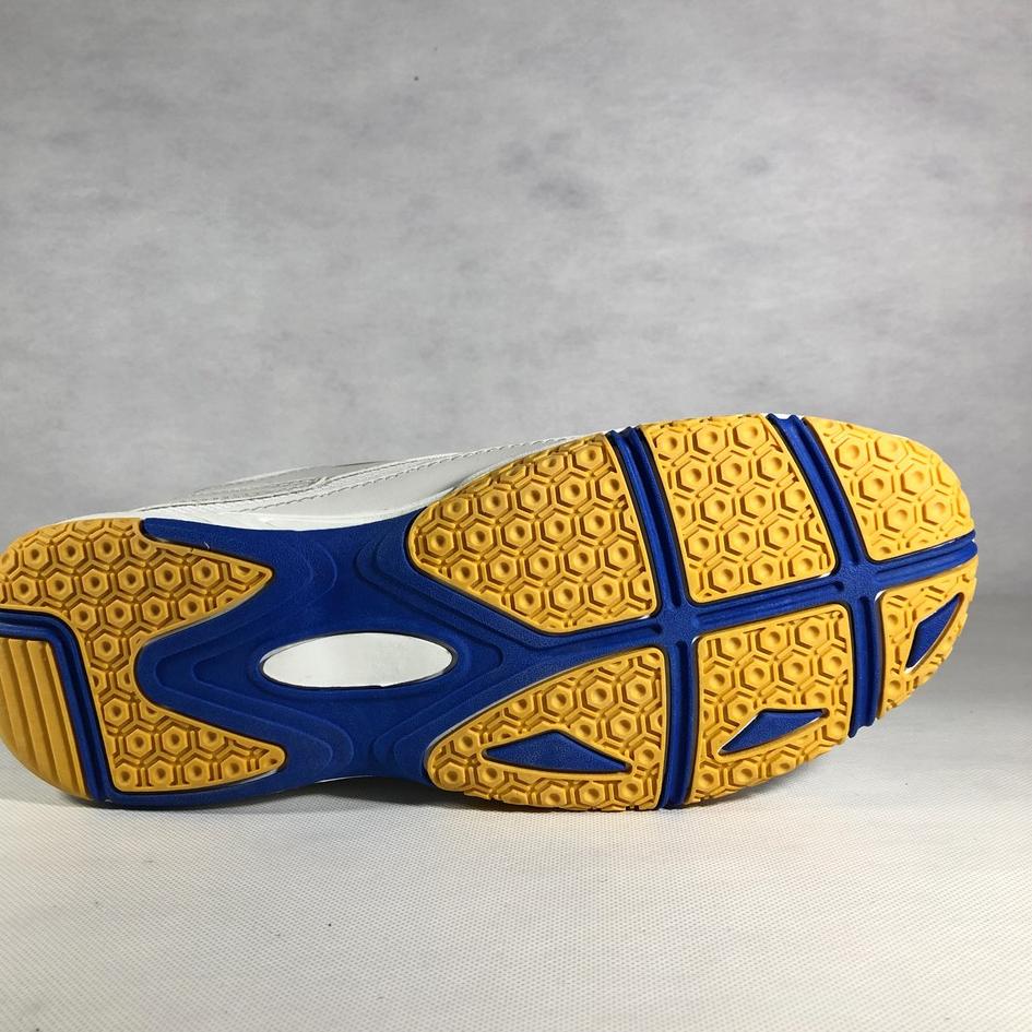 READY 9522 Sepatu Badminton Lining Tenis Pria Full Putih Terbaru - Sepatu Bulu Tangkis Sol Karet Mur