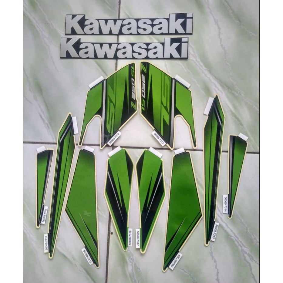 stiker striping kawasaki ninja 250 SL
