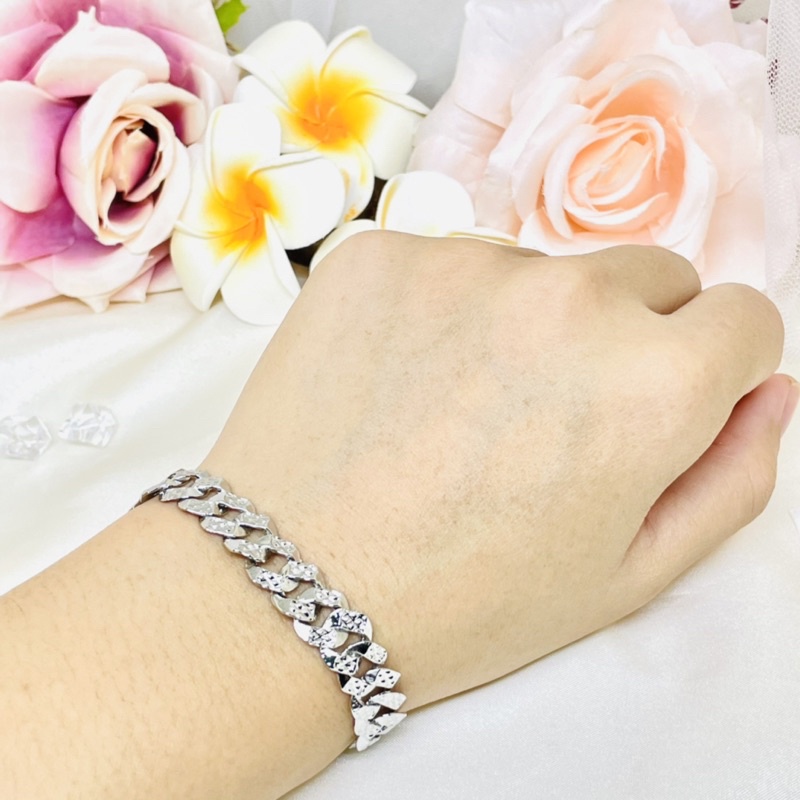 Gelang rantai Sisik medan silver Xuping