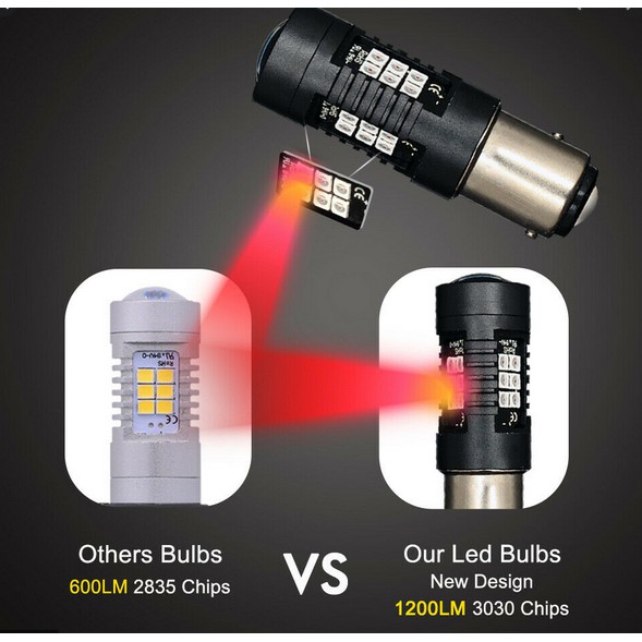 Lampu T20 27 smd led Mobil rem senja sein 7440 wy21w Putih Kuning sen