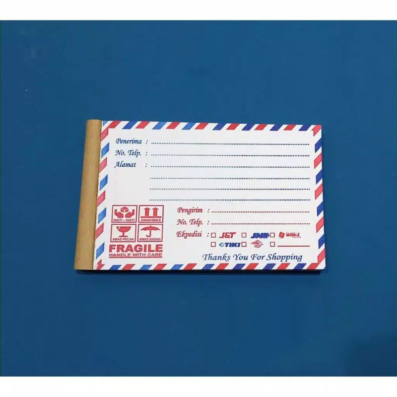 

LABEL PENGIRIMAN OLSHOP - FRAGILE PUTIH PENDEK