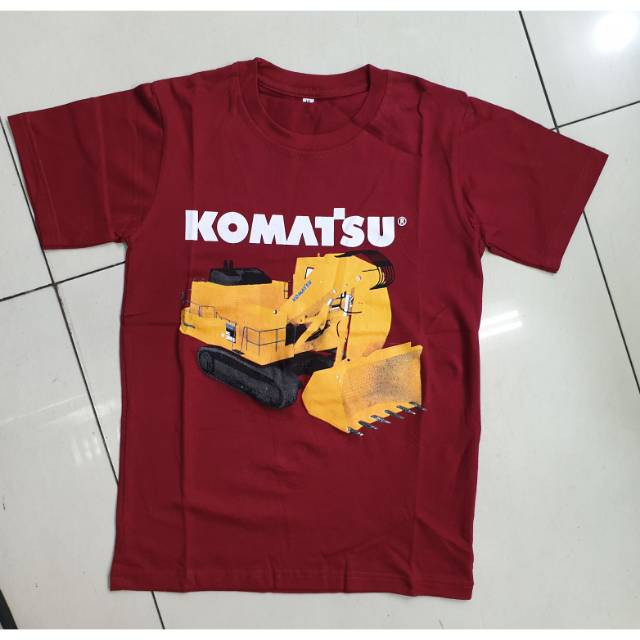 Kaos Komatsu anak anak. Baju anak komatsu. Baju anak murah