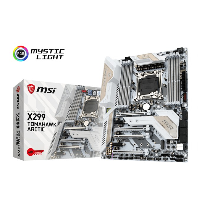"MSI X299 Tomahawk Arctic Intel socket 2066"
