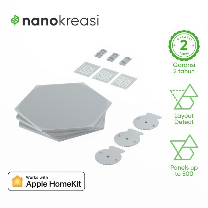 Nanokreasi Shapes Hexagon Expansion Kit ( 3 Panels ) Smart Light Panel