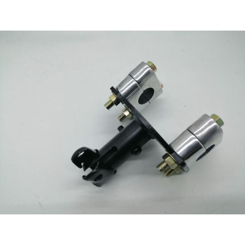 ADAPTOR  /  DUDUKAN STANG ROAD RACE PENINGGI STANG TRONDOL YAMAHA/HONDA UNIVERSAL