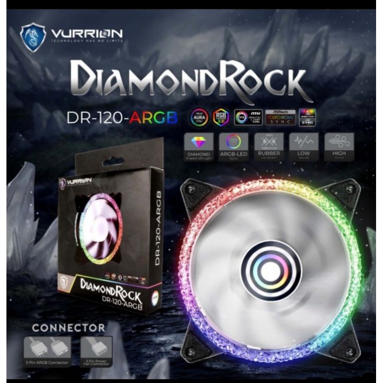 FAN CASING VURRION ARGB DIAMOND ROCK