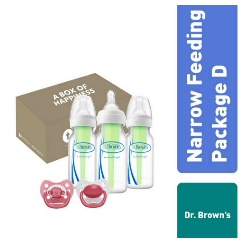 Empeng Bayi Dr Brown's Pacifier 6 -12m / Dr Browns pacifier Orthodontic Soothers SATUAN