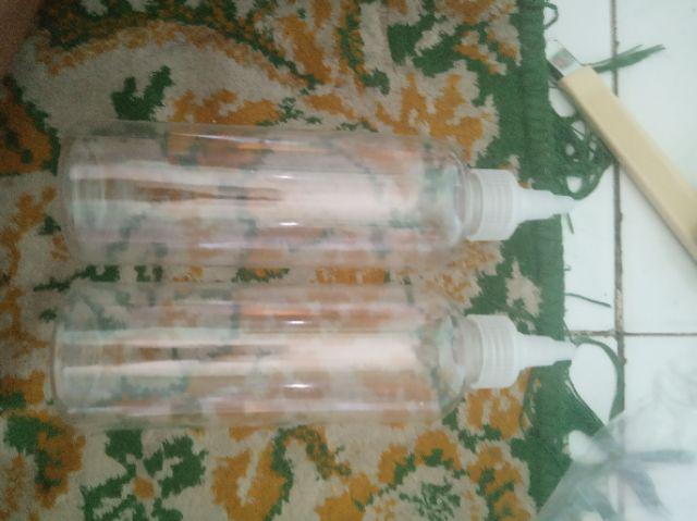 Botol Pet 250 Ml Natural Tutup Lancip