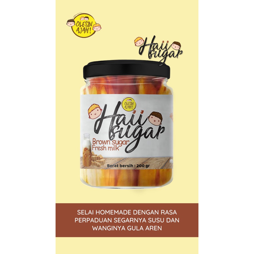 

Selai Hi Sugar Brown Sugar 200gr - OlesinAjah - Homemade