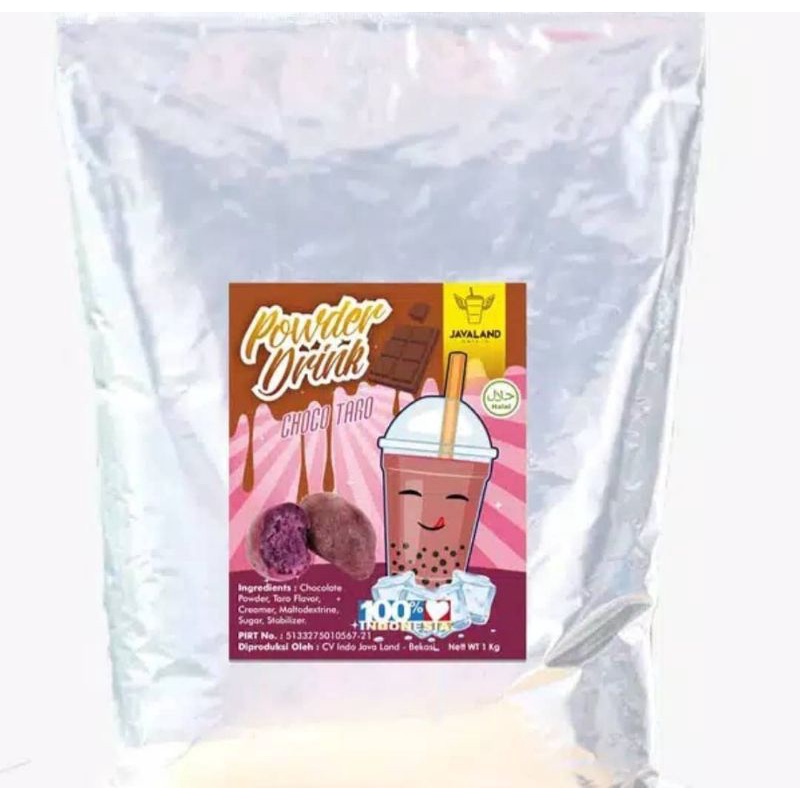

bubuk minuman rasa choco taro