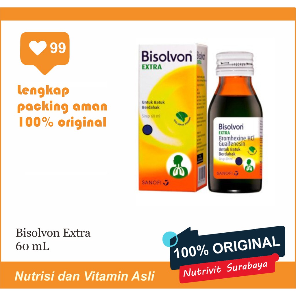 BISOLVON EXTRA SYRUP 60ML