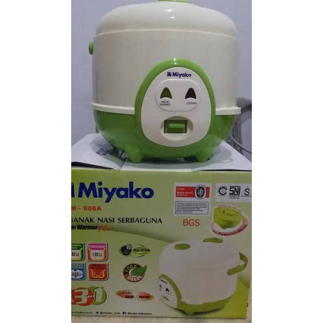 Miyako Magic Com MCM-606ABGS Rice Cooker [0.63 L]