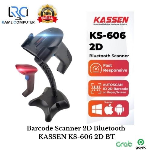 Barcode Scanner 2D Bluetooth KASSEN KS-606 2D BT