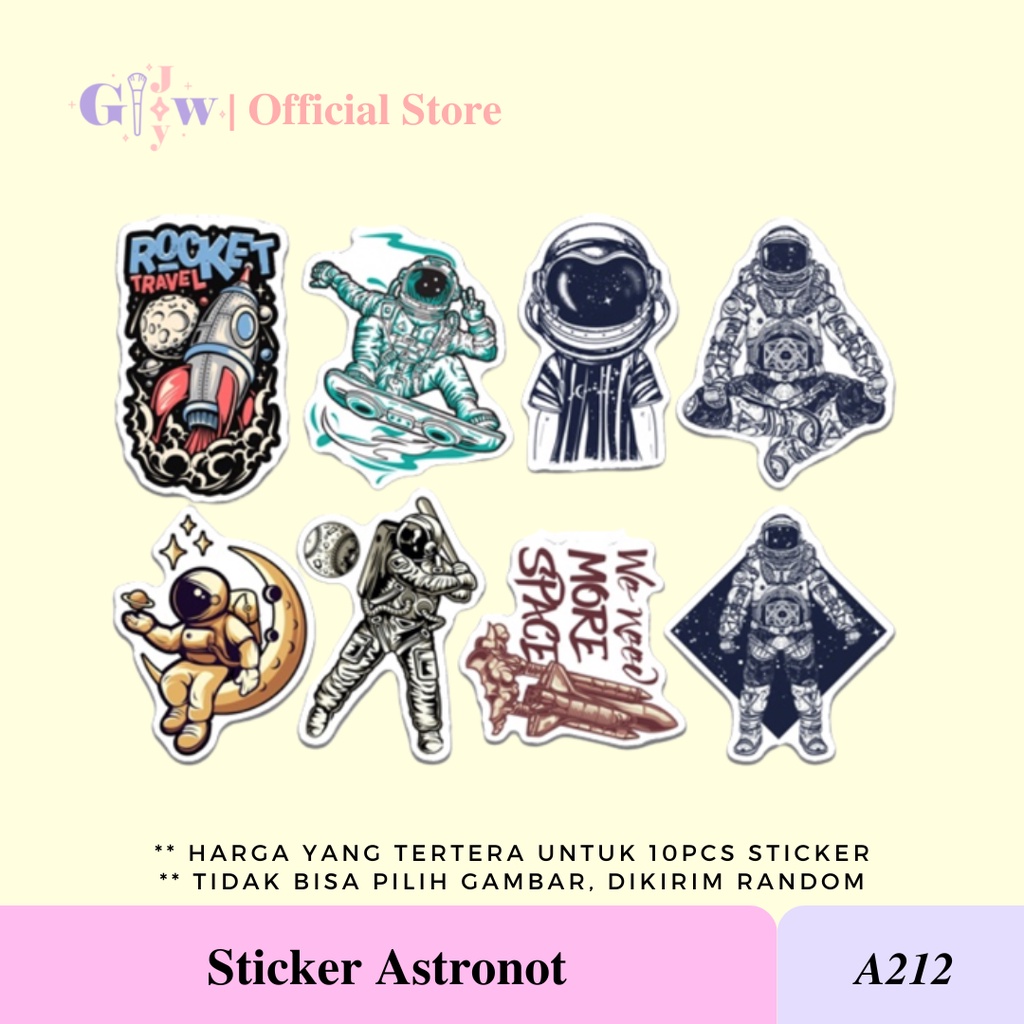 A212 STICKER 10PCS (ASTRONOT) anti air notebook scrapbook label tempel motif kartun superhero super hero unik lucu atk alat tulis kantor murah viral termurah kartun komputer leptop handphone hp smartphone koper laptop tembok kulkas disney anime roket