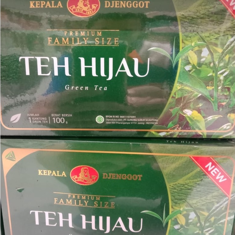 

Teh Hijau Premium Family Size Kepala Djenggot 100 gr