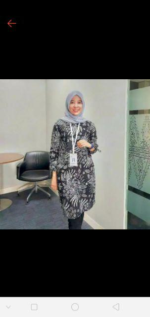 Batik Dolby Dolbi Dobby Doby Tenun Sutra Tulis Katun Atbm Baron Atasan Batik Wanita