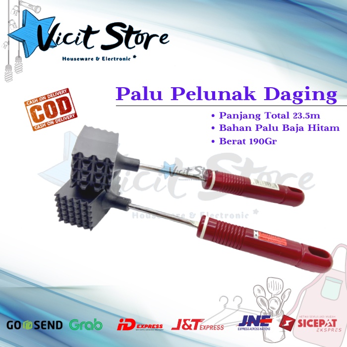 Palu Pelunak Daging 2 Sisi / Meat Hammer Tenderizer