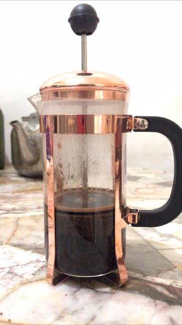 French Press Coffee Maker Rosegold / Coffee Plunger Alat Penyeduh Kopi