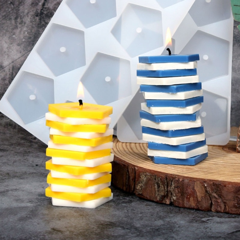 Zzz 20pcs / Pak Cetakan Silikon Bentuk Pentagonal Panjang 4In 7.78In 11.8In Multifungsi