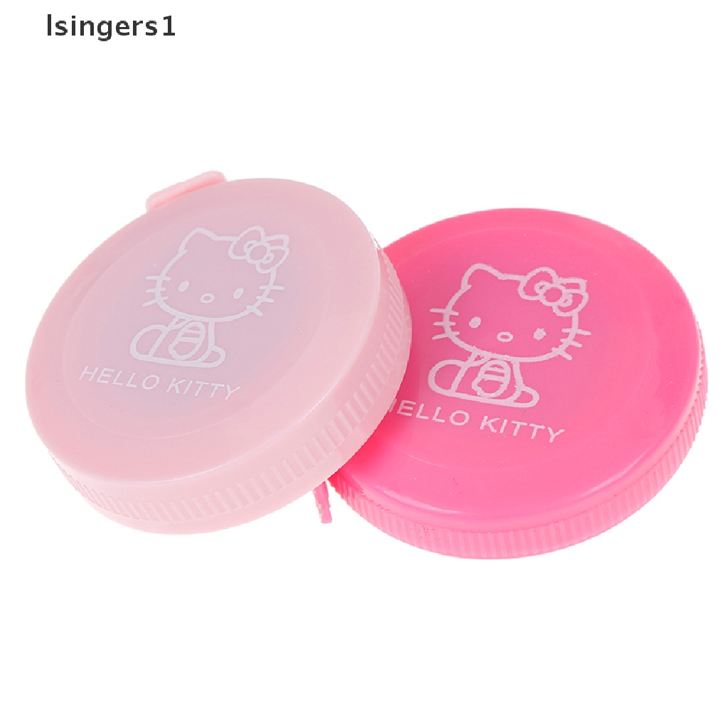 (lsingers1) Meteran Badan Retractable Motif Kartun HELLO KITTY