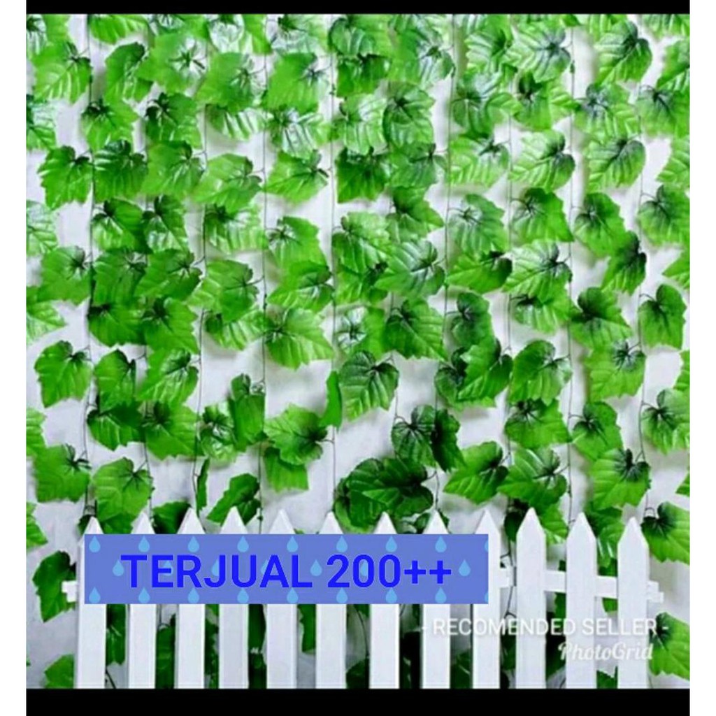TERLARIS  Daun plastik rambat tanaman merambat hiasan interior exterior garland TERBARU