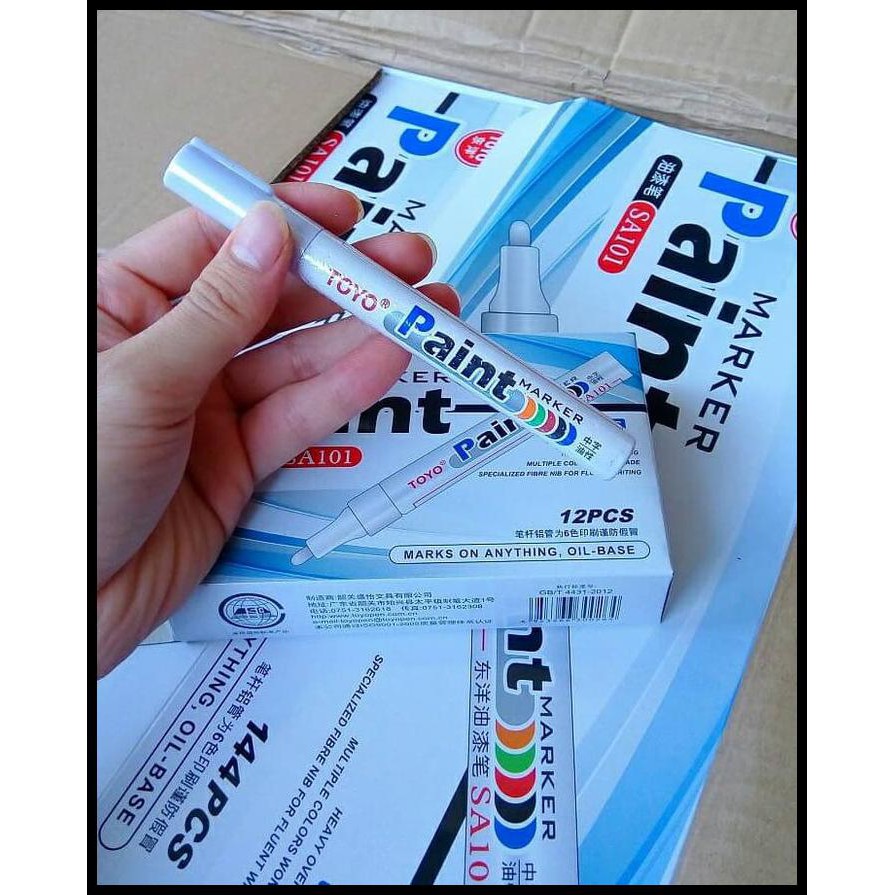 

GRATIS ONGKIR SPIDOL BAN PUTIH TOYO PAINT MARKER ORI