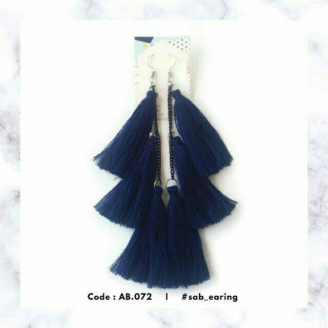 Anting Hijab | Anting Tassel Panjang  | ANTING BANDUNG | AB.072
