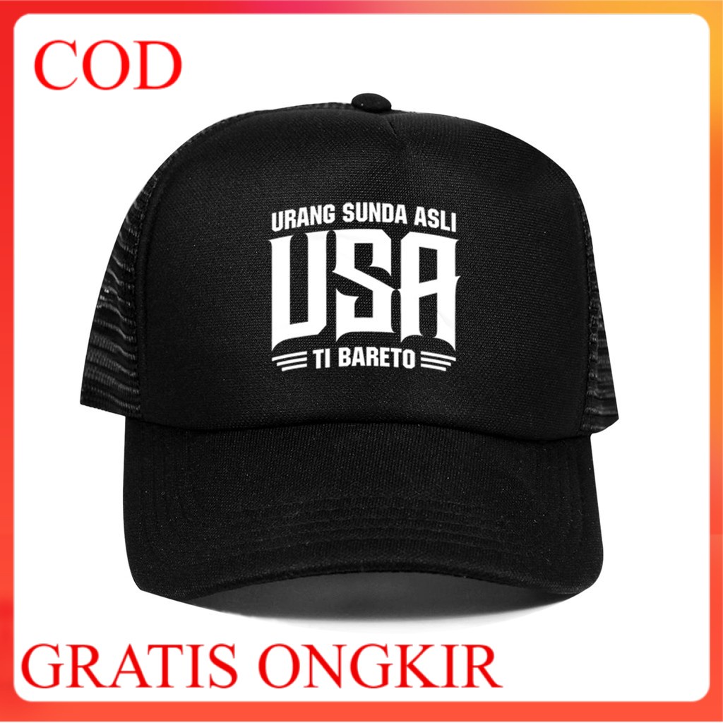 Topi pria Trucker TM Topi Urang Sunda
