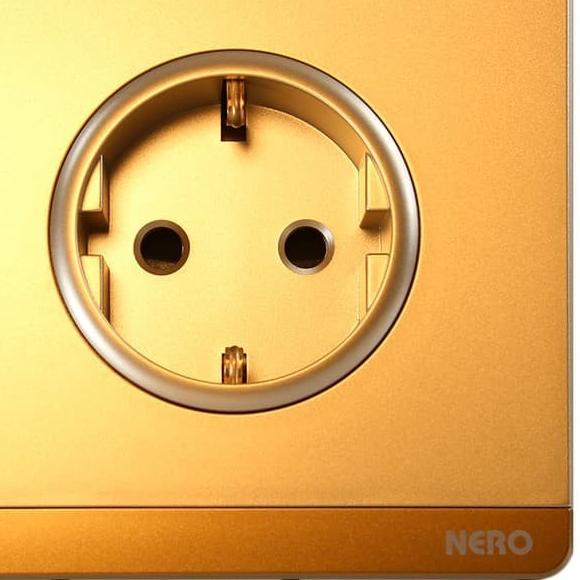 stop kontak nero decora gold Q716VG-G