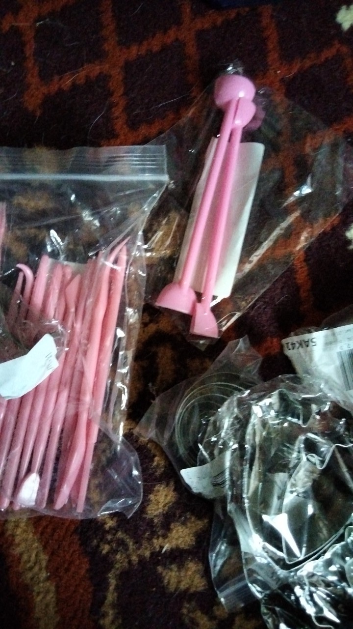 5pcs Pembersih Telinga Bahan Stainless Steel Weijiao Id