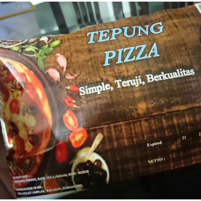 

Tepung Pizza Simple, Teruji, Berkualitas