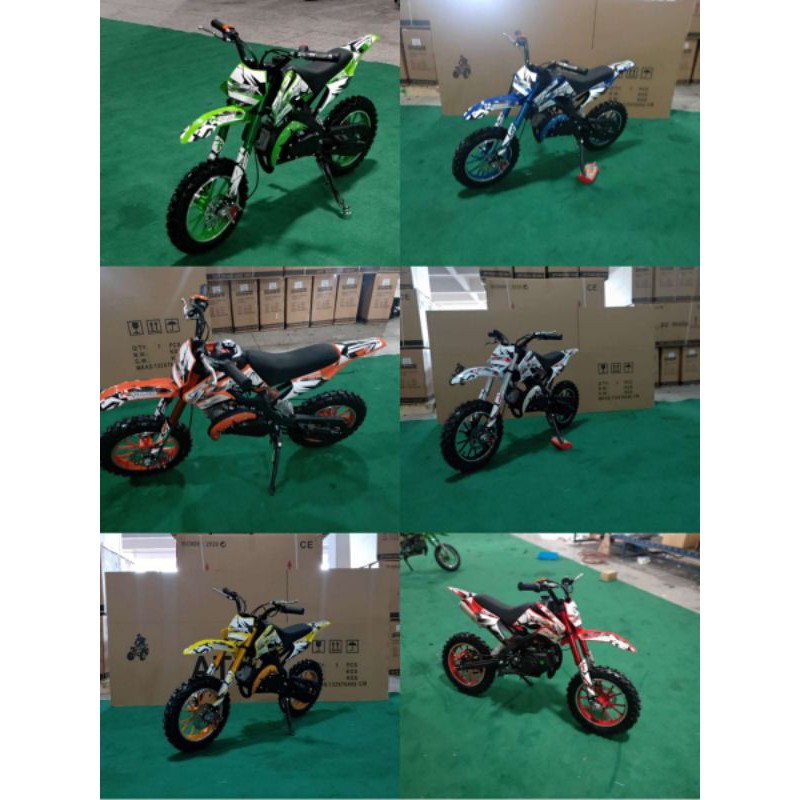 MOTOR MEDIUM TRAIL MT 2 50CC MESIN 2 TAK~MOTOR MINI-MOTOR CROSS-MAINAN MOTOR ANAK