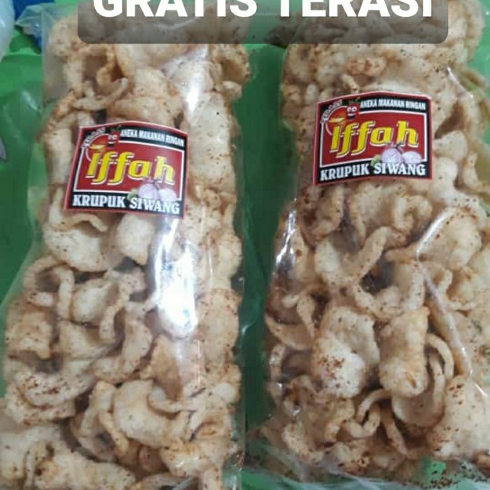 

TERLARIS Krupuk Siwang Oleh Oleh Khas cirebon 150gram GRATIS TERASI