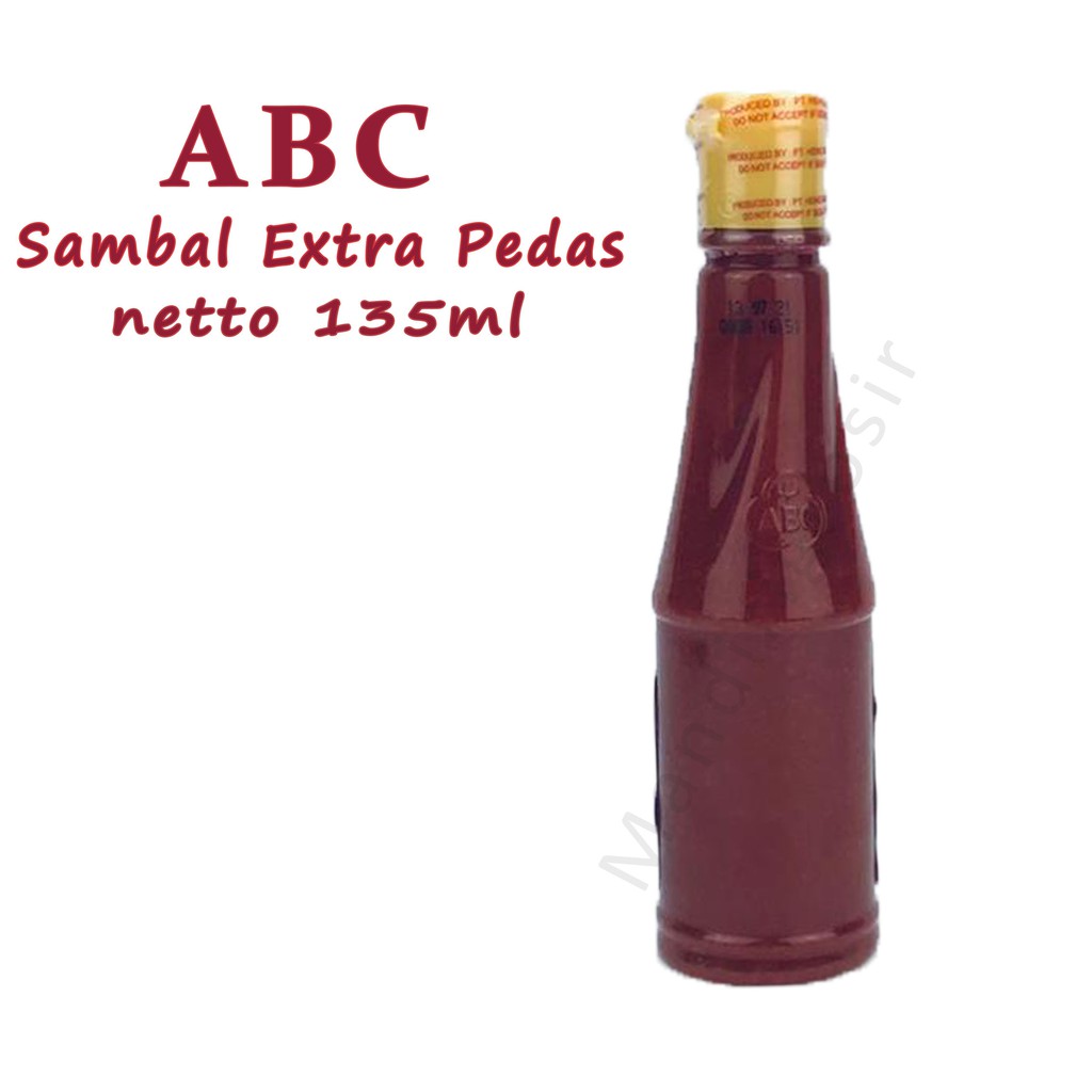 SAMBAL * EXTRA * PEDAS * ABC * 135ML * BOTOL