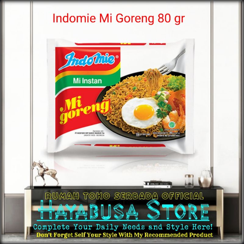 

Indomie Mi Goreng Special Original 80gram Per Piece