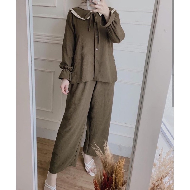 KOESVA ONE SET PREMIUM CRINCKLE RAYON BEST QUALITY-KOESVA SET ARMI
