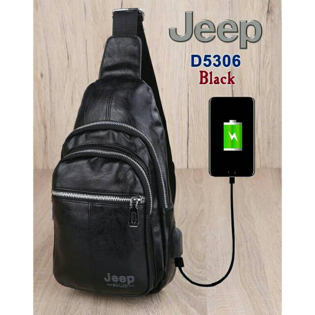 CK04 Bag Selempang Jeep D5306  / TAS PRIA TAS IMPOR